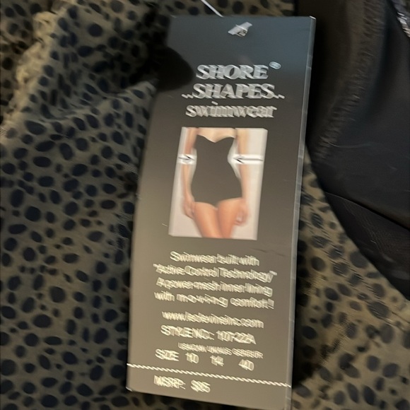 Shore Shapes | New Active Control Olive green swimsuit Women’s size 10 slimming - Picture 6 of 7